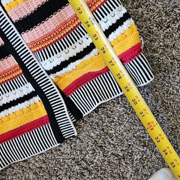 Peck & Peck Red Open Cardigan Sweater - Picture 6 of 8